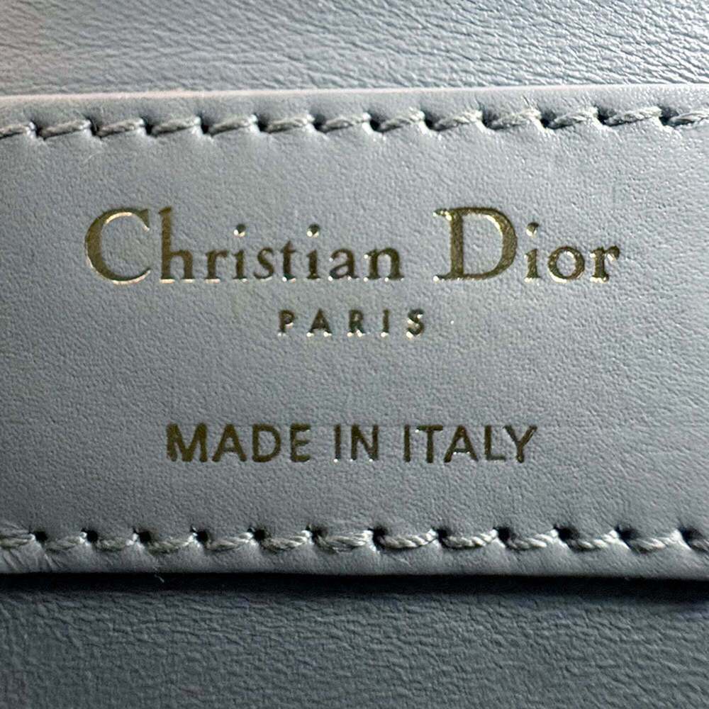 CHRISTIAN DIOR Gray Leather Shoulder Bag - Picture 11 of 12
